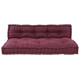 Cojín para sofá de palets con respaldo de tela roja de , Cojines para sillas y sofás - Ref: Foro24-4019087, Precio: 115,48 €