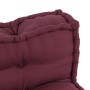 Cojín para sofá de palets con respaldo de tela roja | Foro24.es | Tu tienda online para hogar, jardín y más Foro24.es