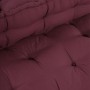Cojín para sofá de palets con respaldo de tela roja | Foro24.es | Tu tienda online para hogar, jardín y más Foro24.es