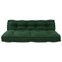 Cojín de sofá de pallet  con respaldo de tela verde | Foro24.es | Tu tienda online para hogar, jardín y más Foro24.es