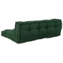 Cojín de sofá de pallet  con respaldo de tela verde | Foro24.es | Tu tienda online para hogar, jardín y más Foro24.es