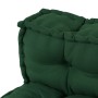 Cojín de sofá de pallet  con respaldo de tela verde | Foro24.es | Tu tienda online para hogar, jardín y más Foro24.es