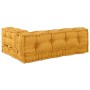 Cojín para sofá de palets con soporte para brazos y respaldo en tela amarilla by , Cushions for chairs and sofas - Ref: Foro2...