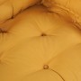 Cojín para sofá de palets con soporte para brazos y respaldo en tela amarilla by , Cushions for chairs and sofas - Ref: Foro2...