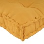 Cojín para sofá de palets con soporte para brazos y respaldo en tela amarilla by , Cushions for chairs and sofas - Ref: Foro2...
