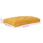Cojín para Sofá de Palets en Tela Amarilla de , Cojines para sillas y sofás - Ref: Foro24-4019094, Precio: 72,78 €