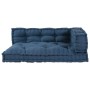 Cojín de Sofá de Palets con Soporte para brazos y espalda - Tela Azul von , Kissen für Stühle und Sofas - Ref: Foro24-4019095...
