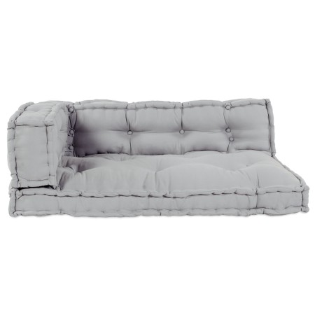 Cojín de sofá de palets con soporte para el brazo y espalda de tela gris von , Kissen für Stühle und Sofas - Ref: Foro24-4019...