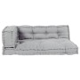 Cojín de sofá de palets con soporte para el brazo y espalda de tela gris von , Kissen für Stühle und Sofas - Ref: Foro24-4019...