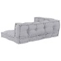 Cojín de sofá de palets con soporte para el brazo y espalda de tela gris von , Kissen für Stühle und Sofas - Ref: Foro24-4019...