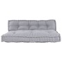 Cojín de Sofá de Palé de con Respaldo de Tela Gris de , Cojines para sillas y sofás - Ref: Foro24-4019099, Precio: 108,44 €