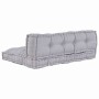 Cojín de Sofá de Palé de con Respaldo de Tela Gris de , Cojines para sillas y sofás - Ref: Foro24-4019099, Precio: 108,44 €