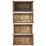 Bandeja 30x15x9 cm Madera Sólida Recuperada de , Bolsas para almacenaje - Ref: Foro24-4019608, Precio: 16,44 €, Descuento: %