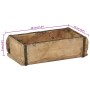 Bandeja 30x15x9 cm Madera Sólida Recuperada de , Bolsas para almacenaje - Ref: Foro24-4019608, Precio: 16,44 €, Descuento: %