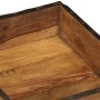 Bandeja 31x29x10 cm de madera maciza recuperada de , Bolsas para almacenaje - Ref: Foro24-4019615, Precio: 32,73 €, Descuento: %