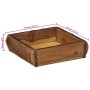 Bandeja 31x29x10 cm de madera maciza recuperada de , Bolsas para almacenaje - Ref: Foro24-4019615, Precio: 32,73 €, Descuento: %