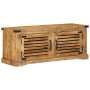 Banco de Zapatos 110x38x45 cm Madera Maciza de Mango Rústico | Foro24.es | Tu tienda online para hogar, jardín y más Foro24.es