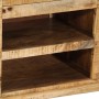Banco de Zapatos 110x35x50 cm Madera Maciza Rústica de Mango | Foro24.es | Tu tienda online para hogar, jardín y más Foro24.es