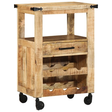 Carro de Cocina 55x40x80 cm Madera Maciza Rústica de Mango by , Kitchen and dining carts - Ref: Foro24-4019632, Price: 207,93...