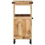 Carro de Cocina 55x40x80 cm Madera Maciza Rústica de Mango by , Kitchen and dining carts - Ref: Foro24-4019632, Price: 207,93...