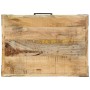 Carro de Cocina 55x40x80 cm Madera Maciza Rústica de Mango by , Kitchen and dining carts - Ref: Foro24-4019632, Price: 207,93...