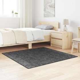 Alfombra Shaggy con respaldo de látex gris oscuro 120x120 cm by , Rugs - Ref: Foro24-4019769, Price: 38,59 €, Discount: %