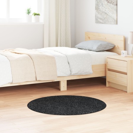 Alfombra Shaggy de  con respaldo de látex Gris Oscuro ø90 cm | Foro24.es | Tu tienda online para hogar, jardín y más Foro24.es