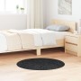 Alfombra Shaggy de  con respaldo de látex Gris Oscuro ø90 cm | Foro24.es | Tu tienda online para hogar, jardín y más Foro24.es