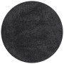 Alfombra Shaggy de con respaldo de látex Gris oscuro ø160 cm by , Rugs - Ref: Foro24-4019775, Price: 65,70 €, Discount: %