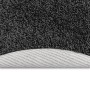 Alfombra Shaggy de con respaldo de látex Gris oscuro ø160 cm by , Rugs - Ref: Foro24-4019775, Price: 65,70 €, Discount: %