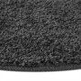 Alfombra Shaggy de con respaldo de látex Gris oscuro ø160 cm by , Rugs - Ref: Foro24-4019775, Price: 65,70 €, Discount: %