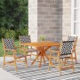 Garten-Essgruppe 5-teilig aus massivem Akazienholz von vidaXL, Gartensets - Ref: Foro24-3087140, Preis: 404,49 €, Rabatt: %