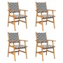 Garten-Essgruppe 5-teilig aus massivem Akazienholz von vidaXL, Gartensets - Ref: Foro24-3087140, Preis: 404,49 €, Rabatt: %