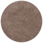 Alfombra Shaggy de  con respaldo de látex Marrón ø120 cm | Foro24.es | Tu tienda online para hogar, jardín y más Foro24.es