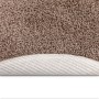 Alfombra Shaggy de  con respaldo de látex Marrón ø120 cm | Foro24.es | Tu tienda online para hogar, jardín y más Foro24.es