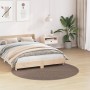 Alfombra Shaggy con respaldo de látex Marrón ø160 cm by , Rugs - Ref: Foro24-4019801, Price: 65,70 €, Discount: %