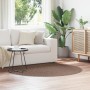 Alfombra Shaggy con respaldo de látex Marrón ø160 cm by , Rugs - Ref: Foro24-4019801, Price: 65,70 €, Discount: %
