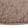 Alfombra Shaggy con respaldo de látex Marrón ø160 cm by , Rugs - Ref: Foro24-4019801, Price: 65,70 €, Discount: %