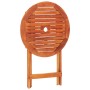 Set de comedor de jardín plegable 3 pzas madera eucalipto de vidaXL, Conjuntos de jardín - Ref: Foro24-3087159, Precio: 161,9...