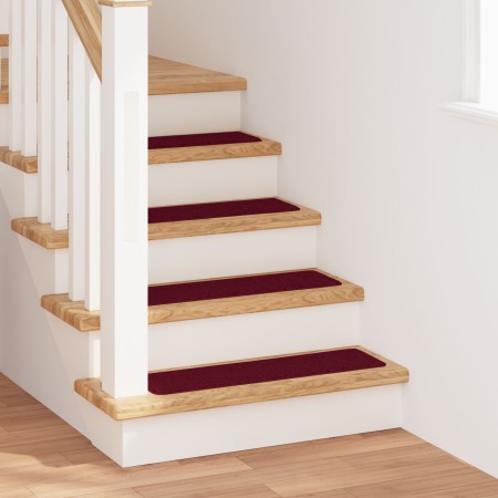 Alfombrillas para Escalones  con Respaldo de Látex Borgoña 20x75 cm | Foro24.es | Tu tienda online para hogar, jardín y más Foro24.es