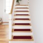 Alfombrillas para Escalones  con Respaldo de Látex Borgoña 20x75 cm | Foro24.es | Tu tienda online para hogar, jardín y más Foro24.es