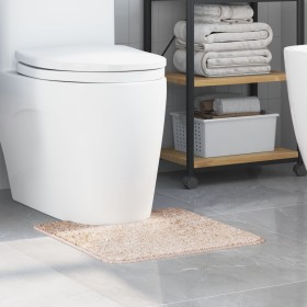 Alfombrilla de baño U en crema 50x50 cm de