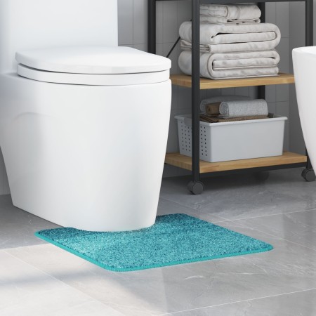 Alfombrilla de baño U-Shape Turquesa 50x50 cm Polipropileno Antideslizante by , Rugs and bath mats - Ref: Foro24-4019820, Pri...