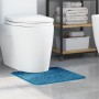 Alfombrilla de baño U-shaped azul 50x50 cm de polipropileno antideslizante | Foro24.es | Tu tienda online para hogar, jardín y más Foro24.es
