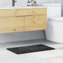 Alfombrilla de baño rectangular gris oscuro 50x80 cm de polipropileno antideslizante von , Teppiche und Badematten - Ref: For...