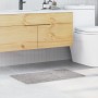 Alfombrilla de baño rectangular gris 50x80 cm de polipropileno