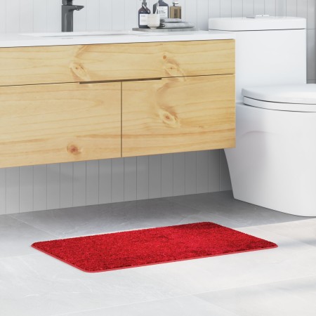 Alfombrilla de baño rectángulo roja 50x80 cm de polipropileno antideslizante | Foro24.es | Tu tienda online para hogar, jardín y más Foro24.es