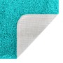 Alfombrilla de baño rectangular turquesa 50x80 cm de polipropileno antideslizante von , Teppiche und Badematten - Ref: Foro24...