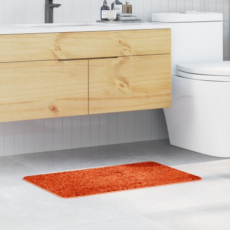 Alfombrilla de baño rectangular naranja 50x80 cm de polipropileno antideslizante | Foro24.es | Tu tienda online para hogar, jardín y más Foro24.es