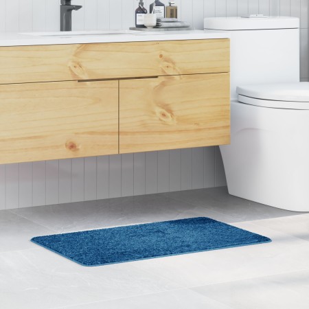 Alfombrilla de baño rectangular azul 50x80 cm de polipropileno antideslizante by , Rugs and bath mats - Ref: Foro24-4019833, ...